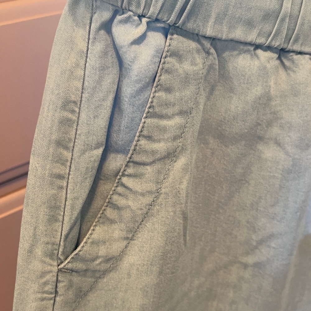 Zac & Rachel Light Blue Drawstring Pants - Picture 4 of 6